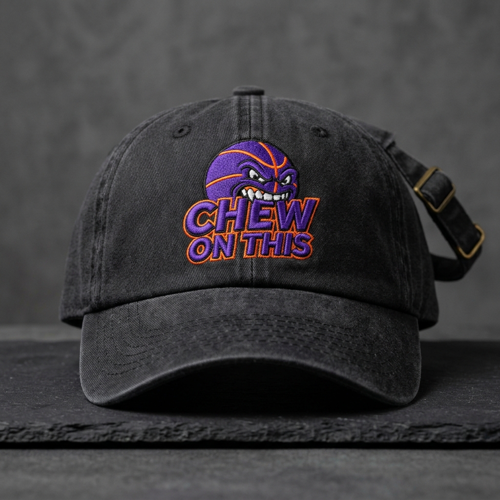 Washed Twill Chew Dad Hat